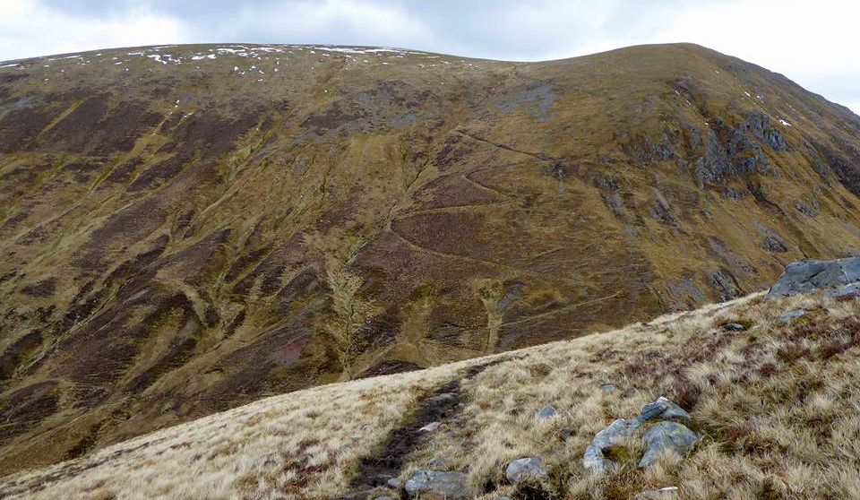 Sron a Choire Ghairbh from Meall na Teanga