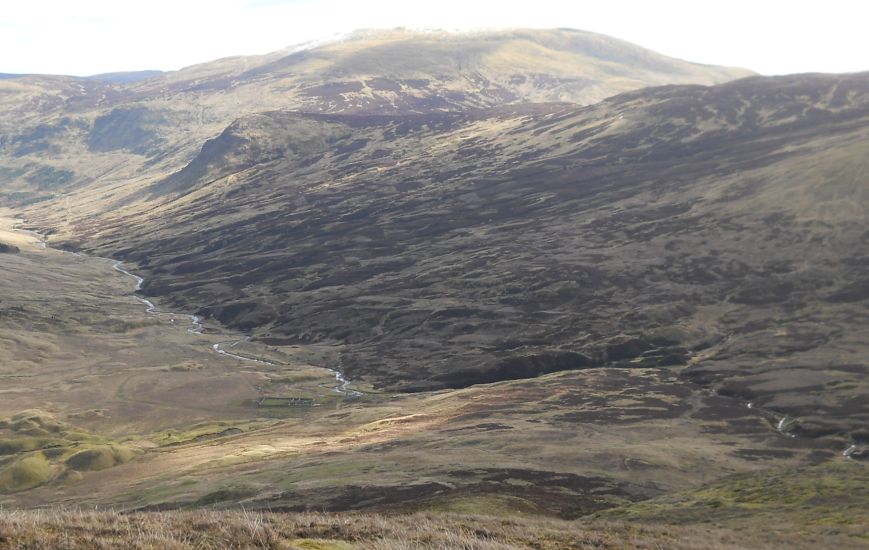 Ben Chonzie above the River Almond