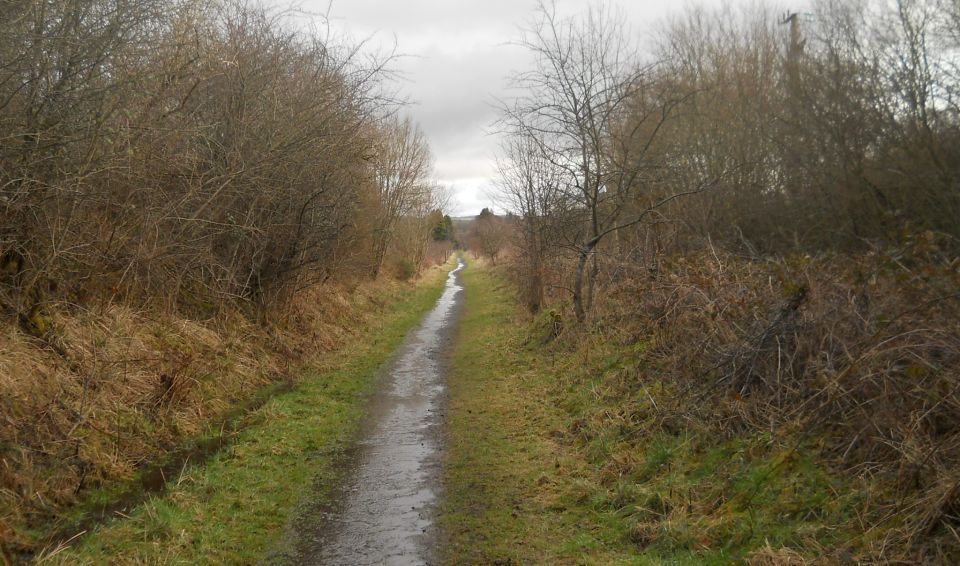 Pathway along the track of the former Forth and Clyde Junction Railway