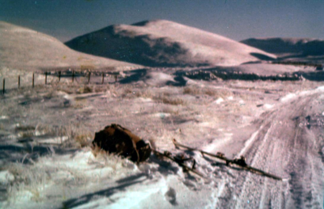 Start of ski ascent of Meall Chuaich