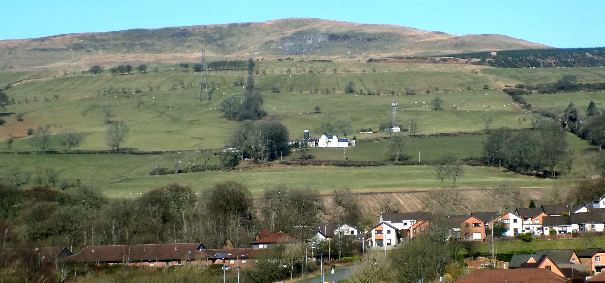 Kilsyth Hills from Dumbreck Marsh