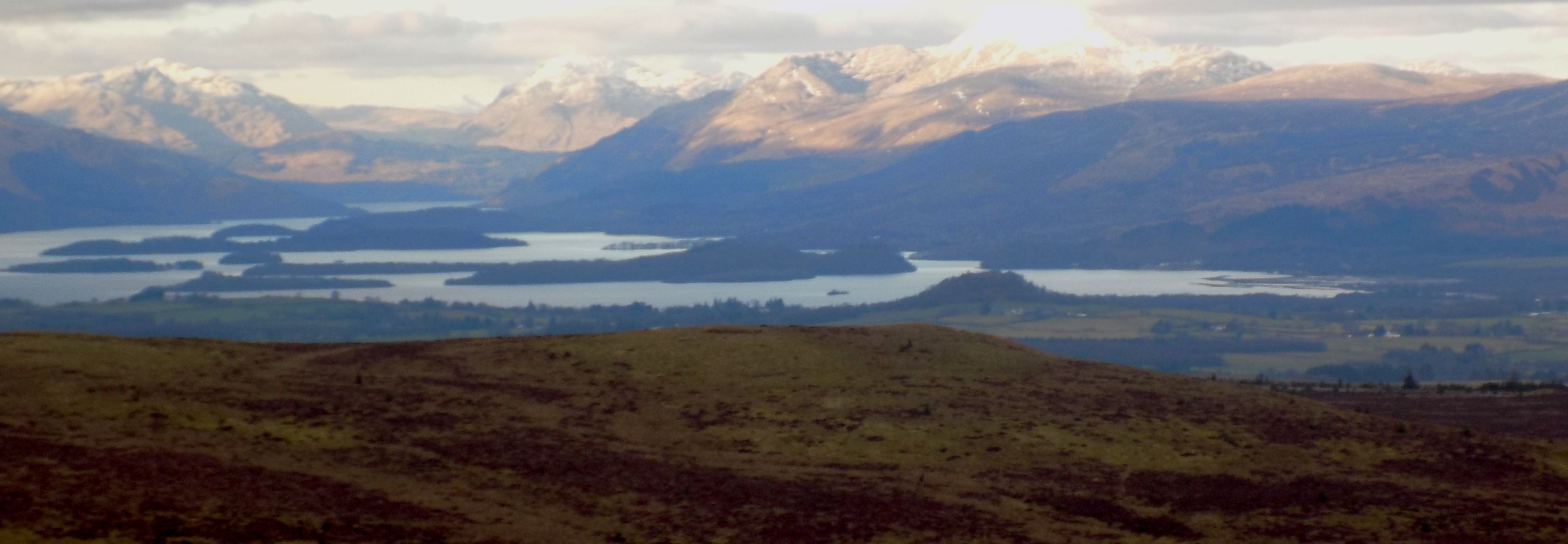 Loch Lomond and Ben Lomond from trig point on Duncolm