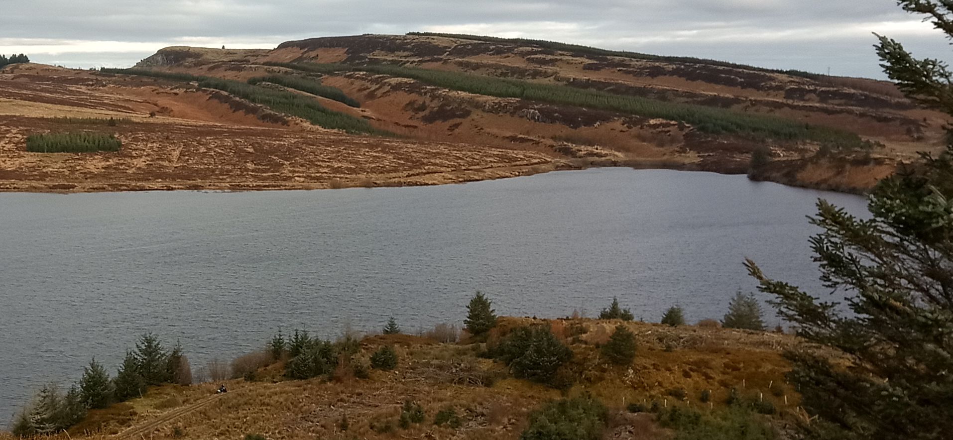 Auchineden Hill across Burncrooks Reservoir