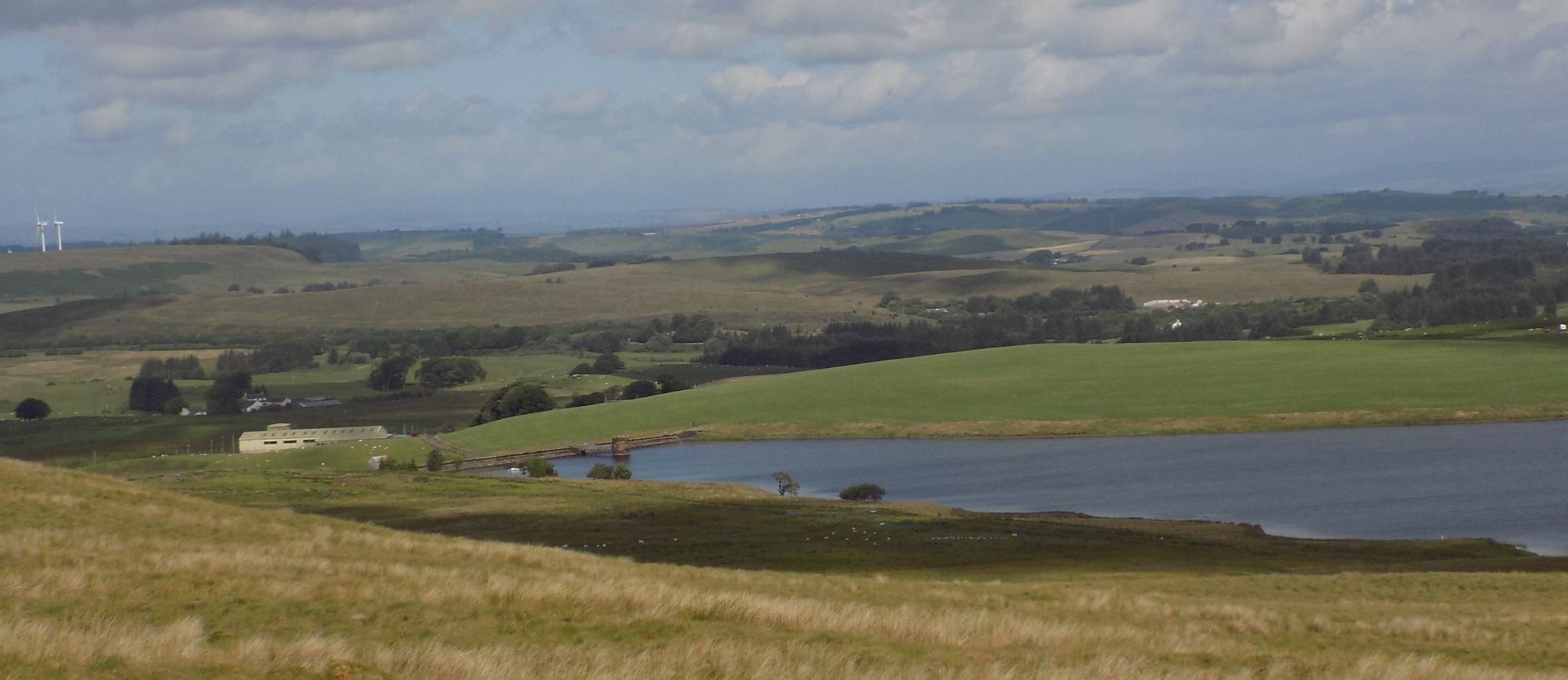 Loch Craig Reservoir from Ballageich Hill