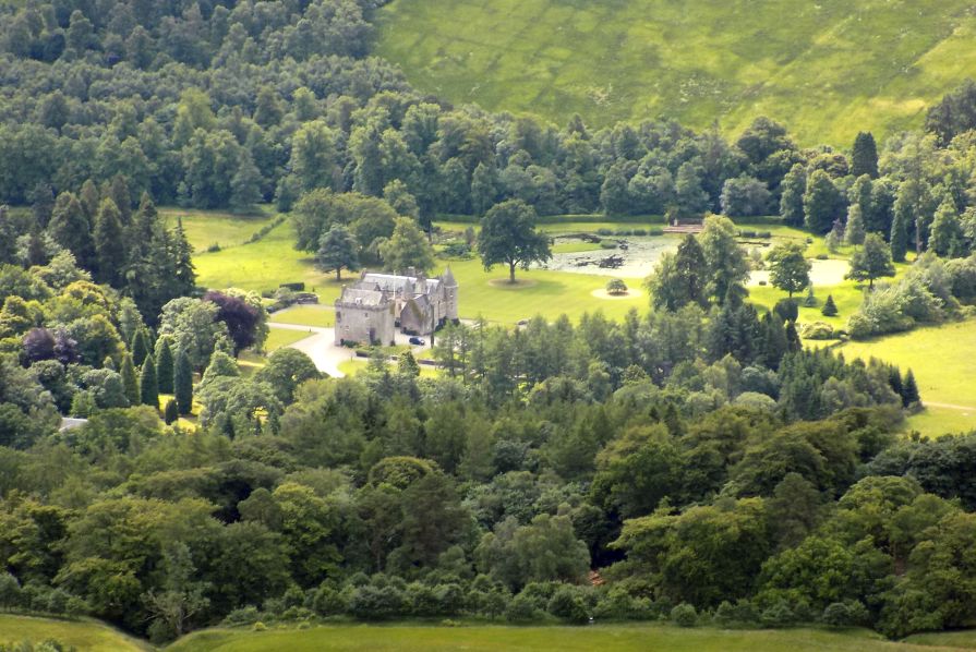 Duntreath Castle from Dumgoyne