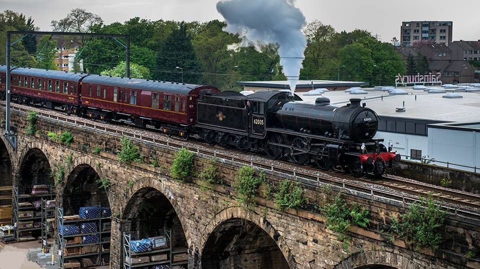 Steam Locomotive in Edinburgh