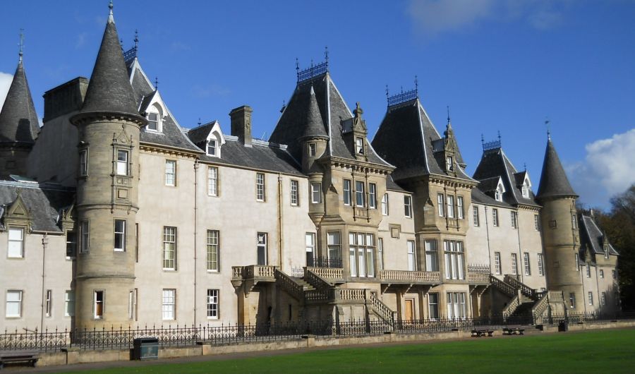 Callendar House in Callendar Park at Falkirk