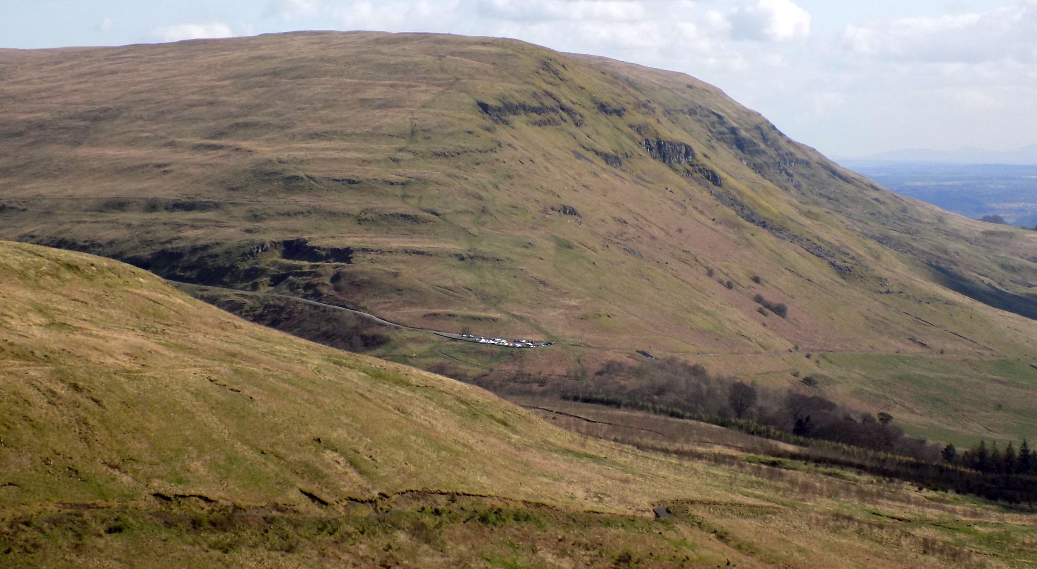 Cort-ma Law on Campsie Fells above Crow Road