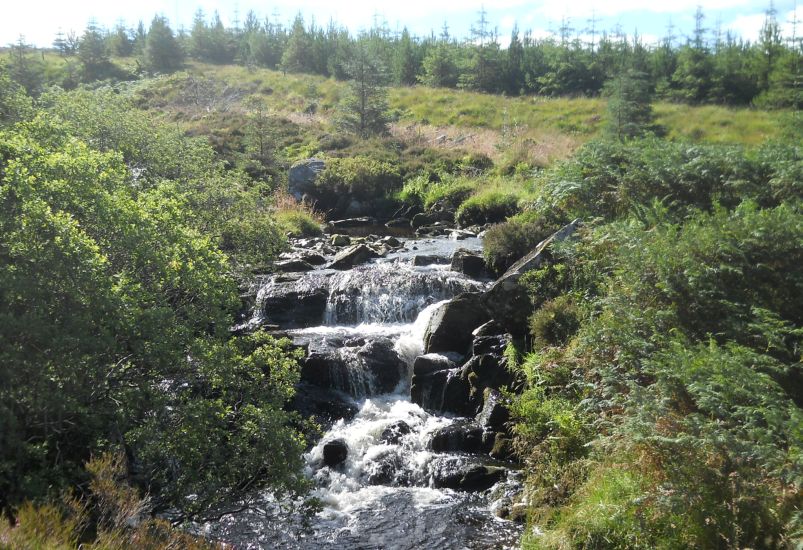 Waterfall on the Shalloch on Minnoch burn