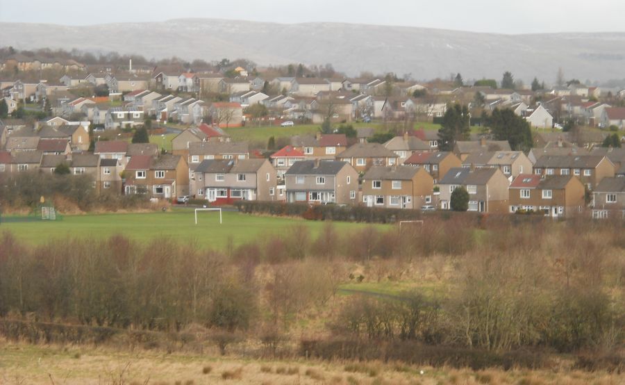 Campsie Fells from Castle Hill