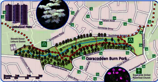 Garscadden Woods Route Map