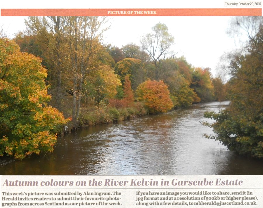 Kelvin River in Garscube Estate