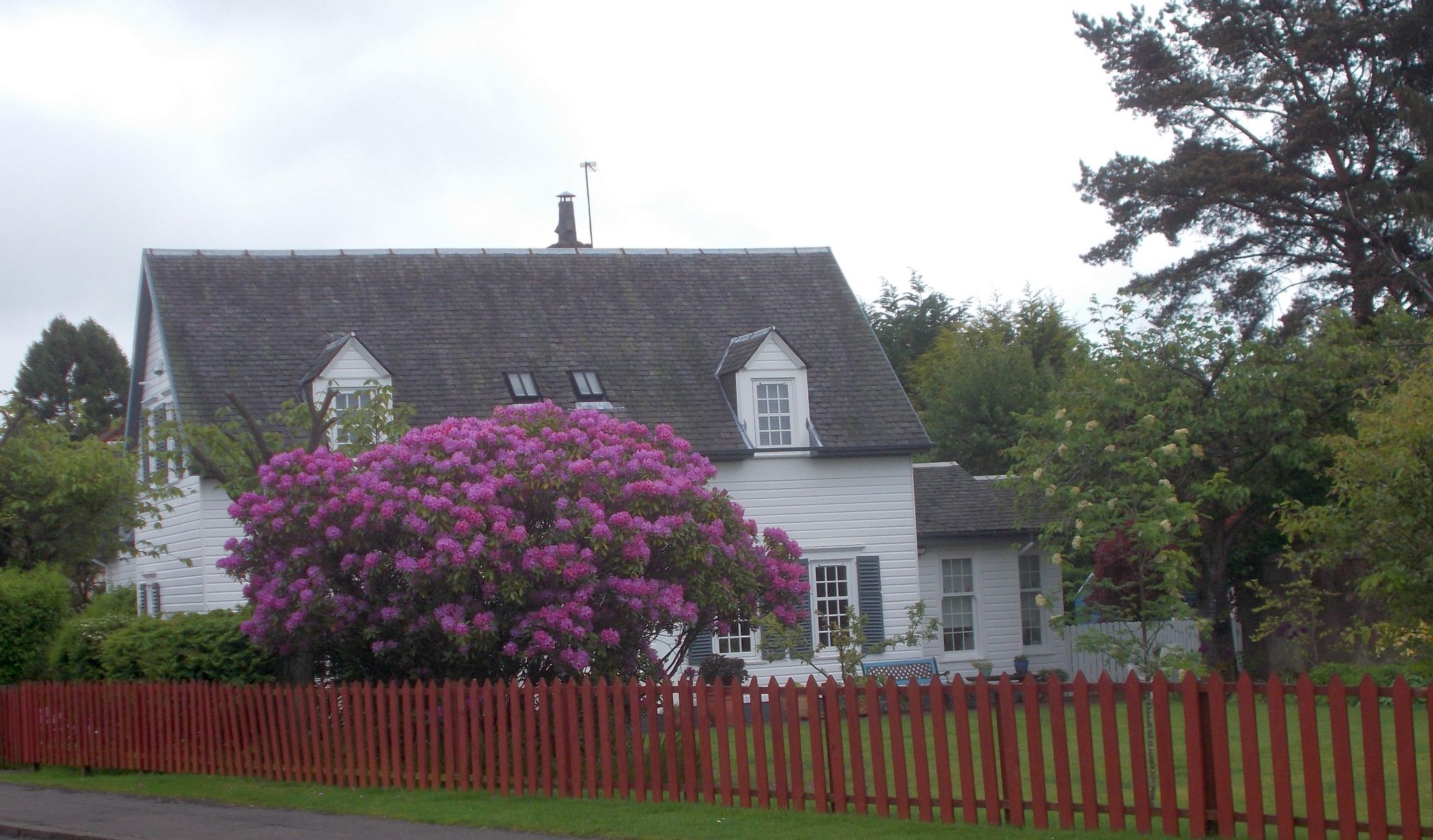 Wooden house in Russell Drive, Gartconnell Estate