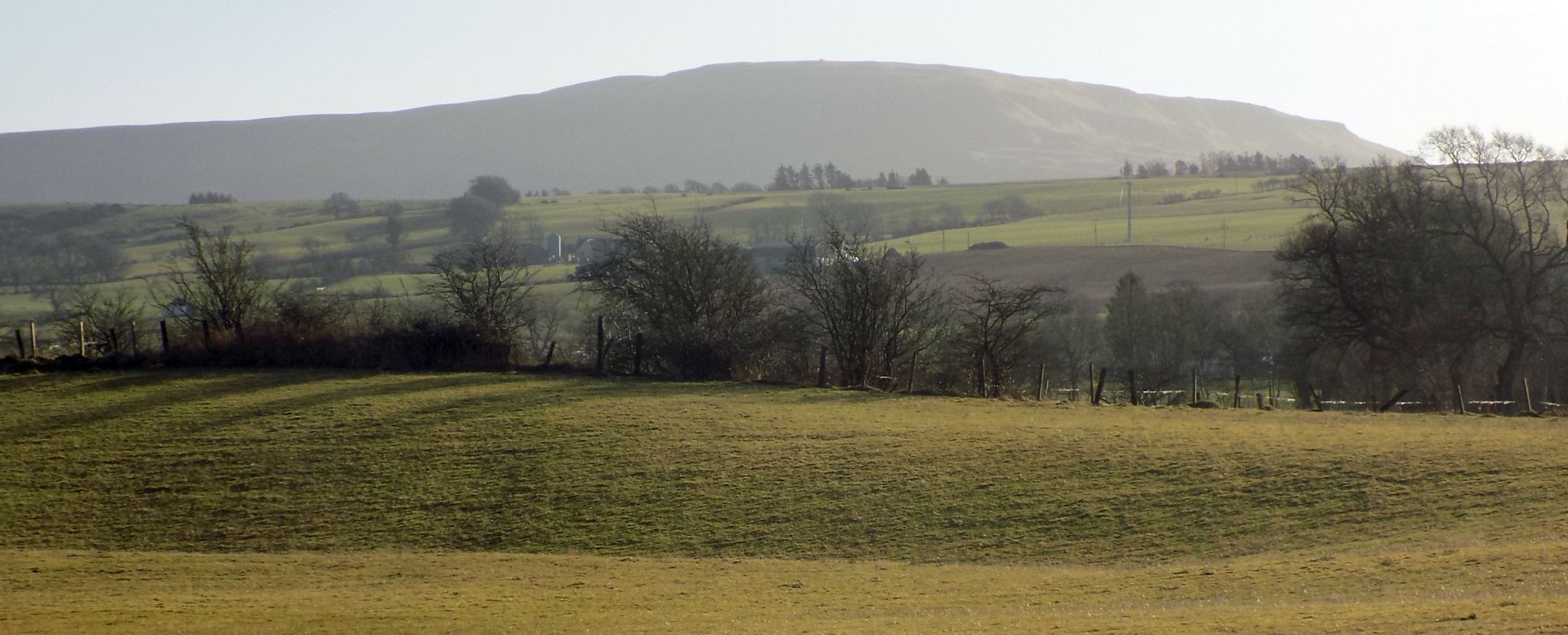 Gargunnock Hills on approach to Buchlyvie