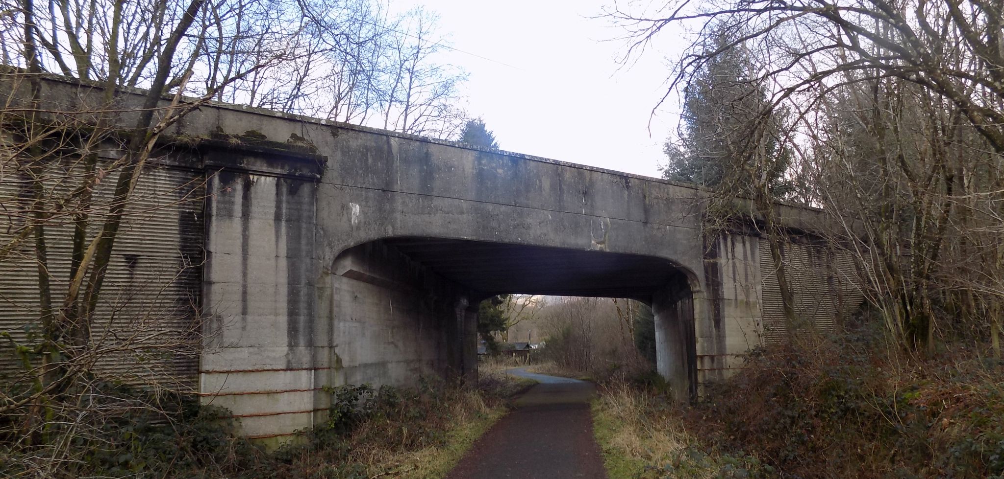 Road bridge over the track of the old railway line to Buchlyvie