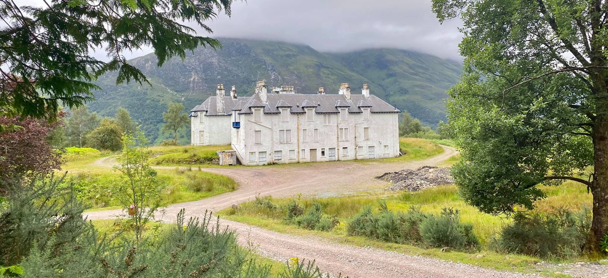 Mamore Lodge above Kinlochleven