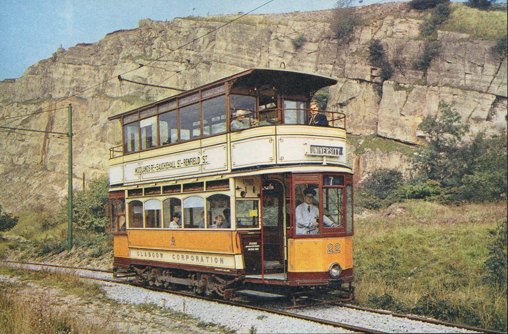 Glasgow Corporation tramcar built 1922