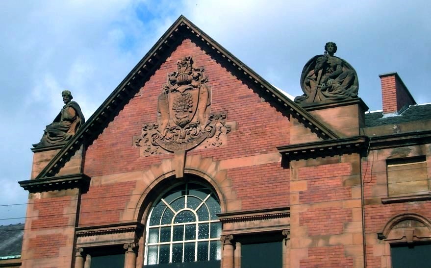 The Coat of Arms of the City of Glasgow on Building in High Street