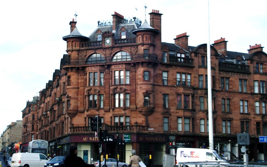 Charing Cross in Sauchiehall Street in Glasgow city centre