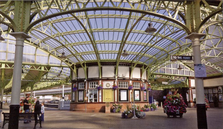 The Railway Station at Wymss Bay on the Ayrshire Coast