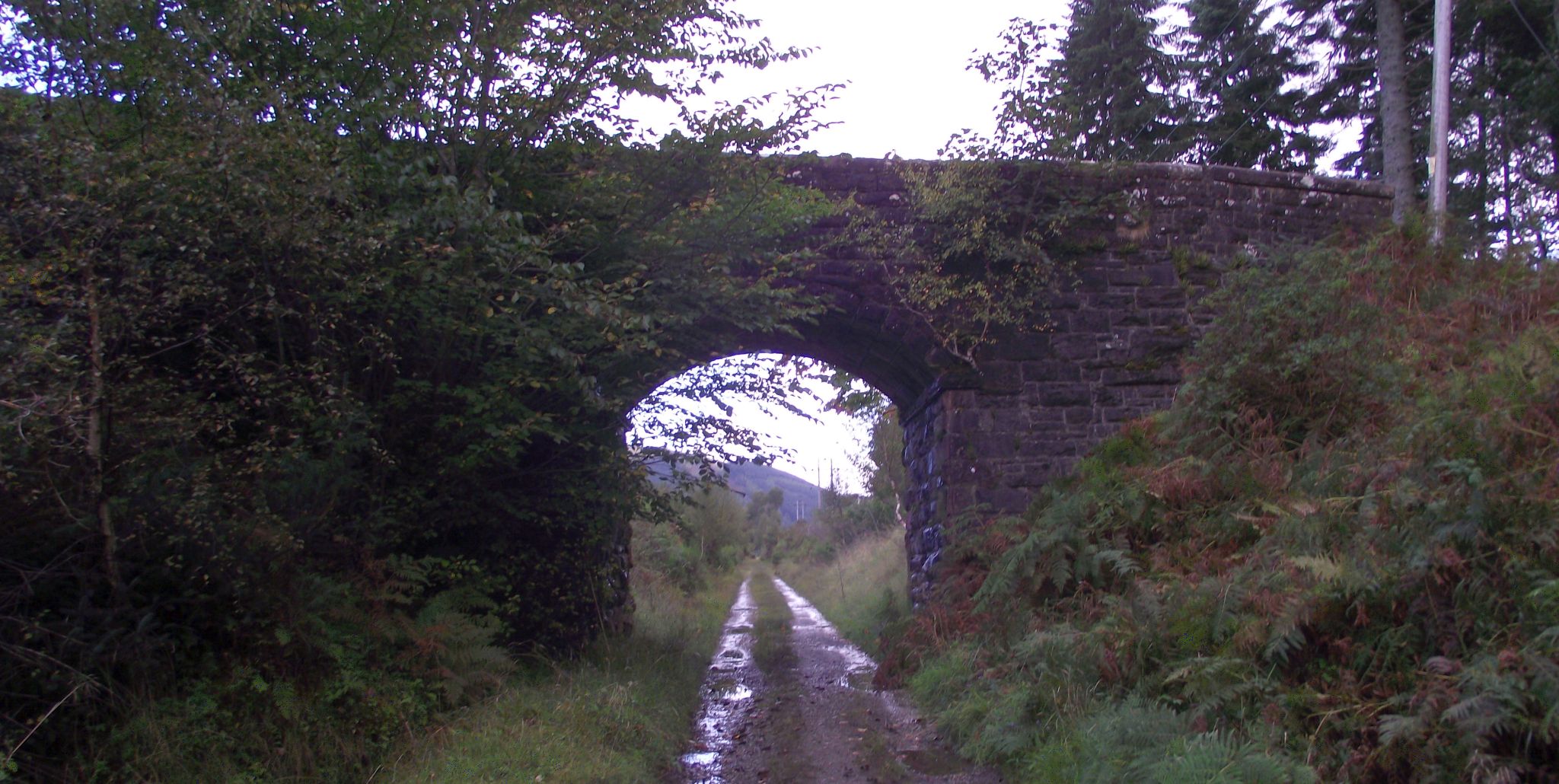 Bridge over old railway track above Lochearnhead