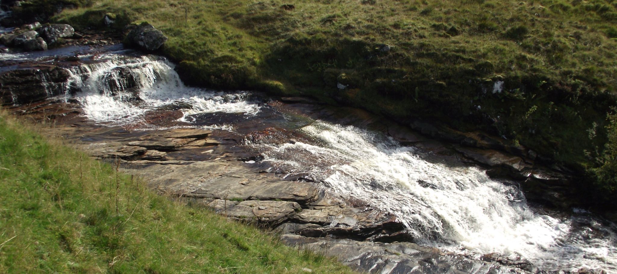 Waterfalls on Ardchyle Burn in  Gleann Dubh