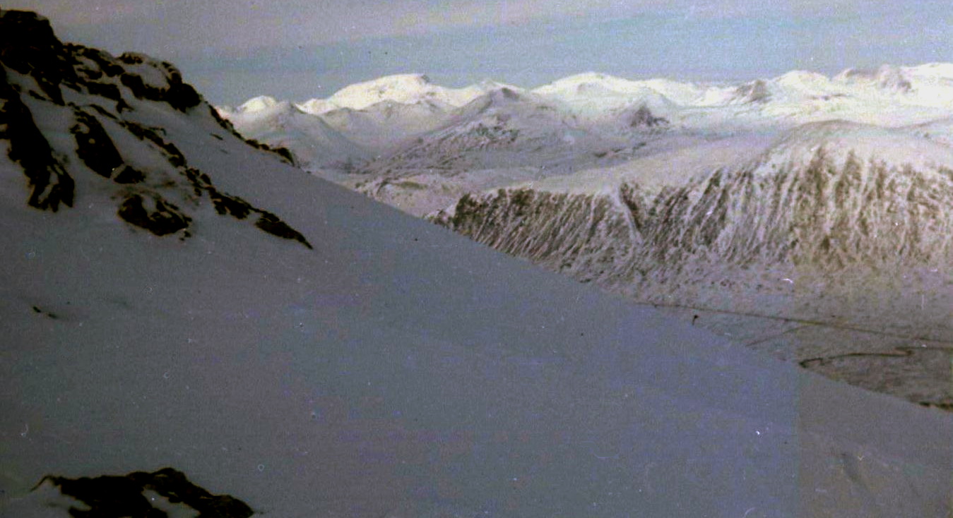 Ben Nevis from Meall a Bhuiridh in Glencoe