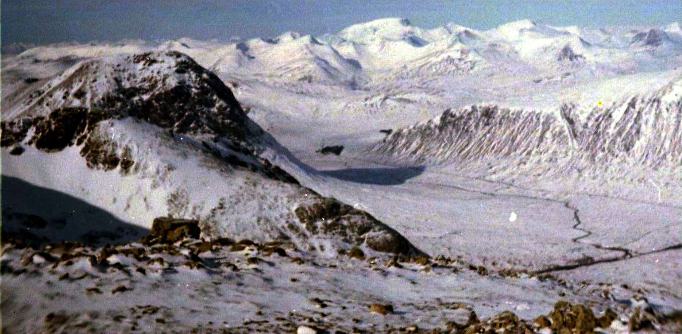 Buachaille Etive Mor and Ben Nevis from Meall a Bhuiridh in Glencoe