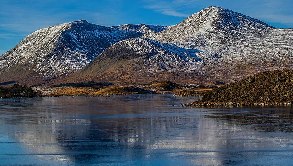 Stob Ghabhar and Stob a'Choire Odhair beyond Loch Tulla