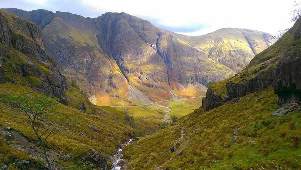 Aonach Eagach Ridge from Bidean