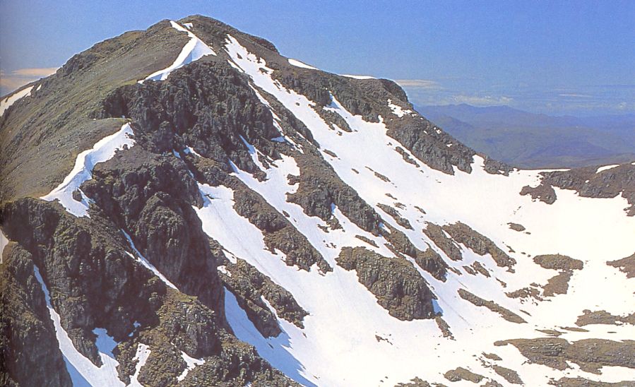 Stob Coire nan Lochan from Bidean nam Bian in Glencoe