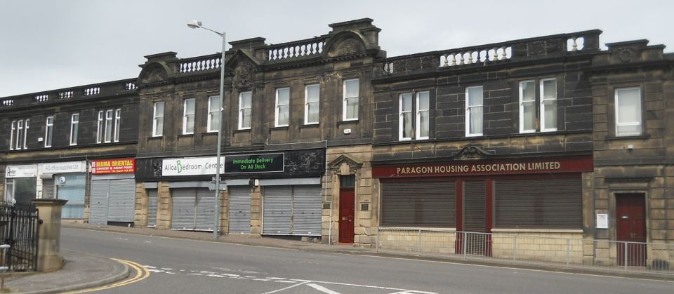 Bo'ness Road in Grangemouth