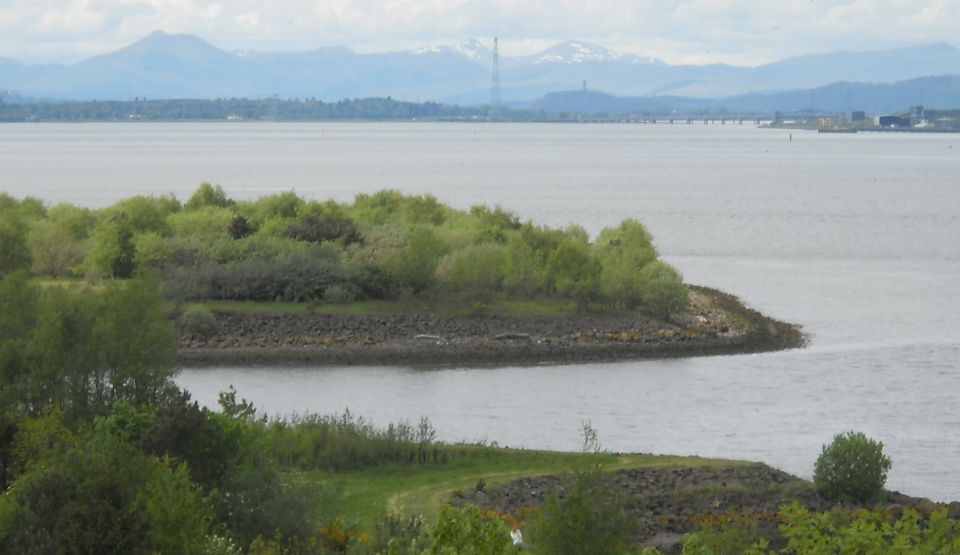 Ben Lomond and Firth of Forth at Bo'ness