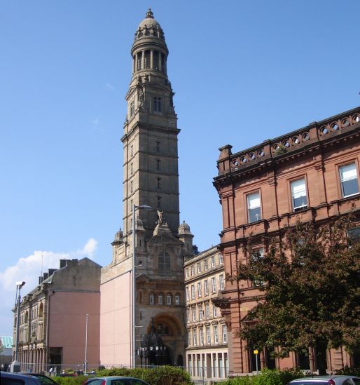 Victoria Tower on Municipal Buildings in Greenock