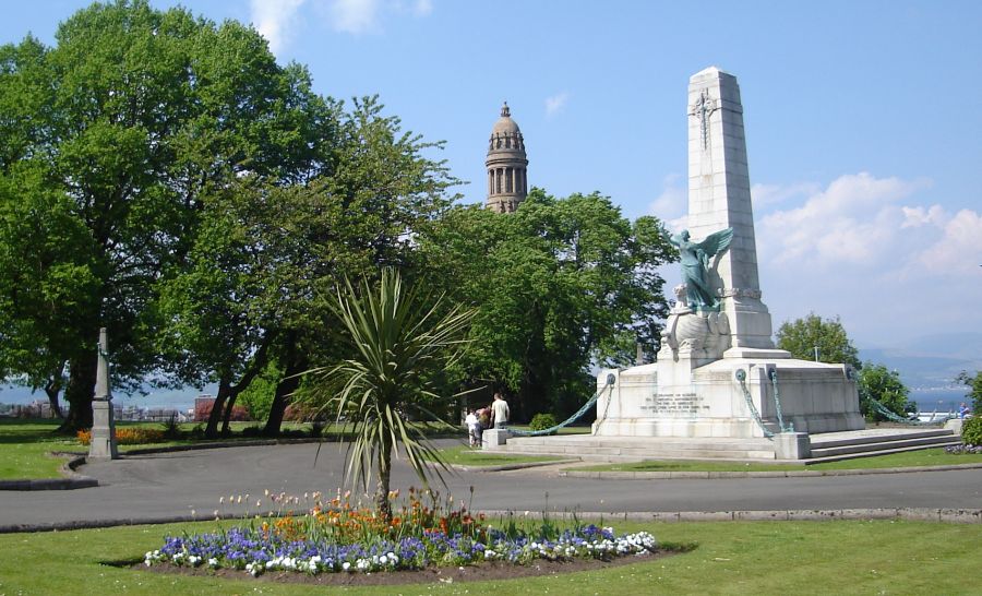 War Memorial on Lyle Hill in Greenock