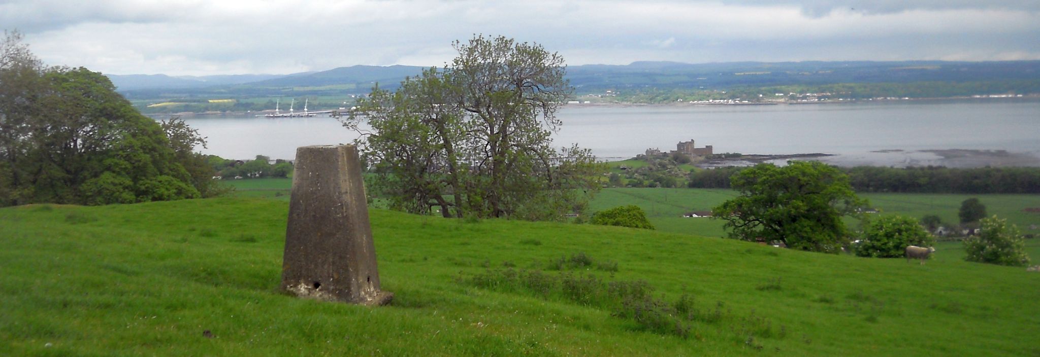 View from the trig point above House of the Binns