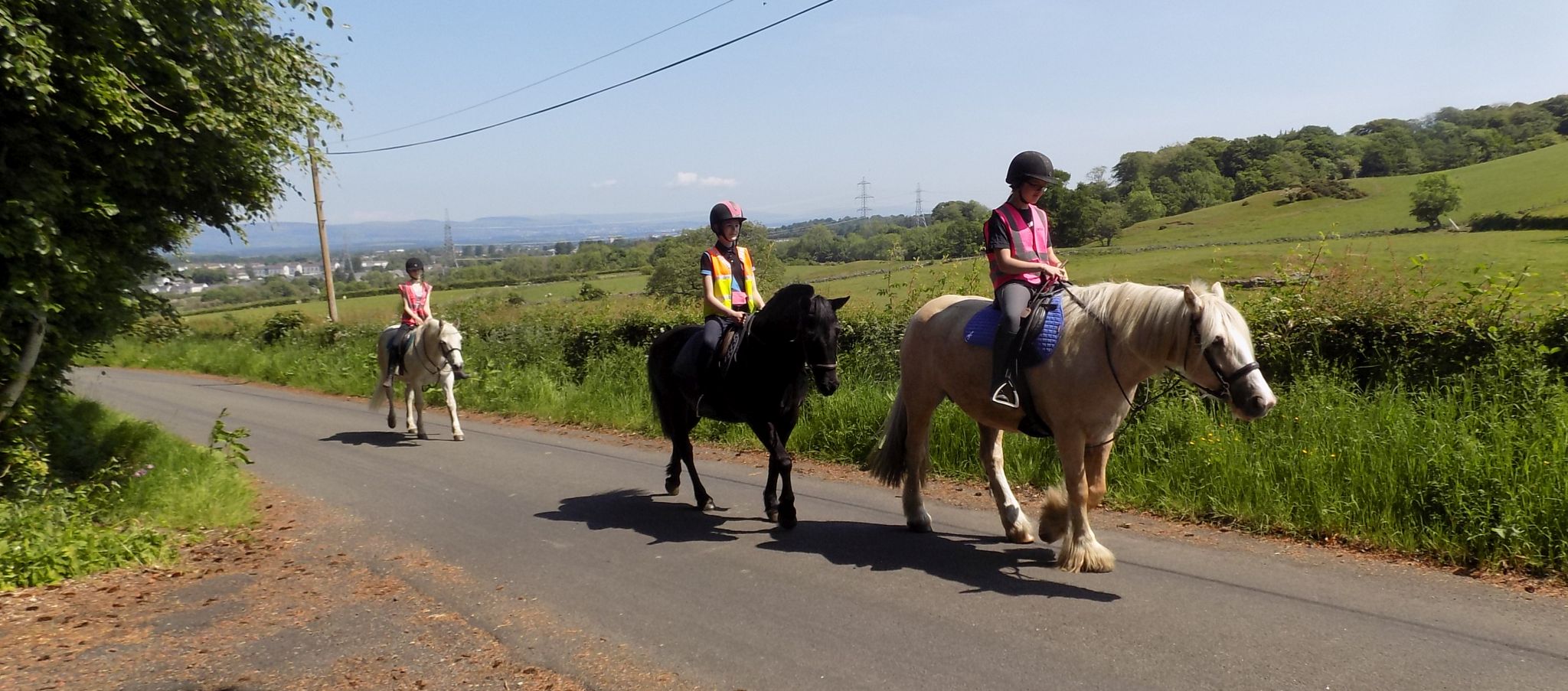 Horse Riders on descent from Northcastle Walls