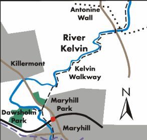 Route Map of Kelvin River Walkway