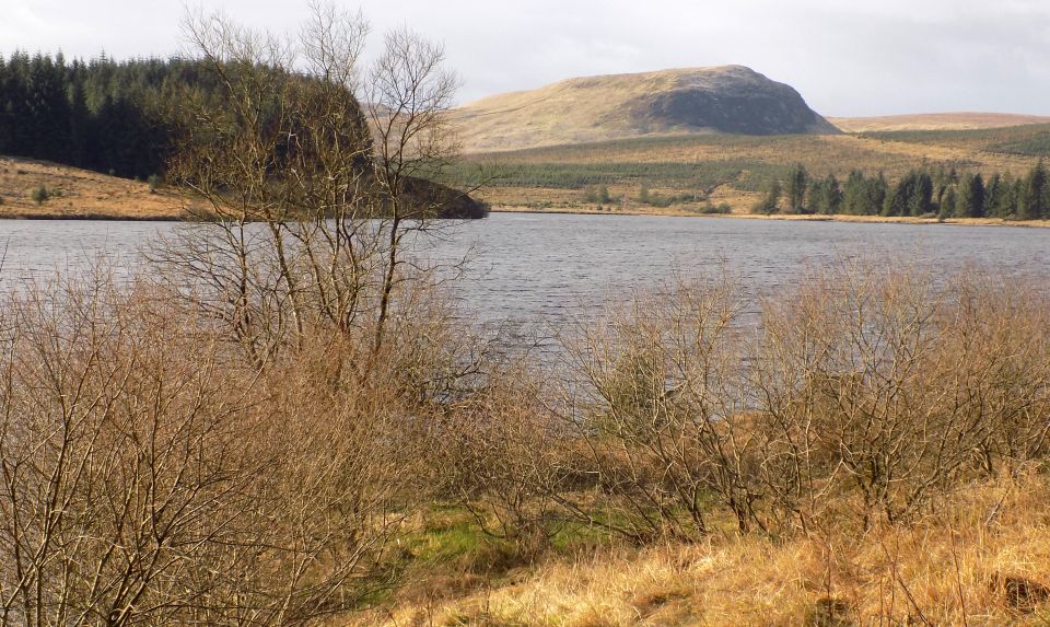 Thief's Hill in the Kilpatrick Hills from Kilmannan Reservoir