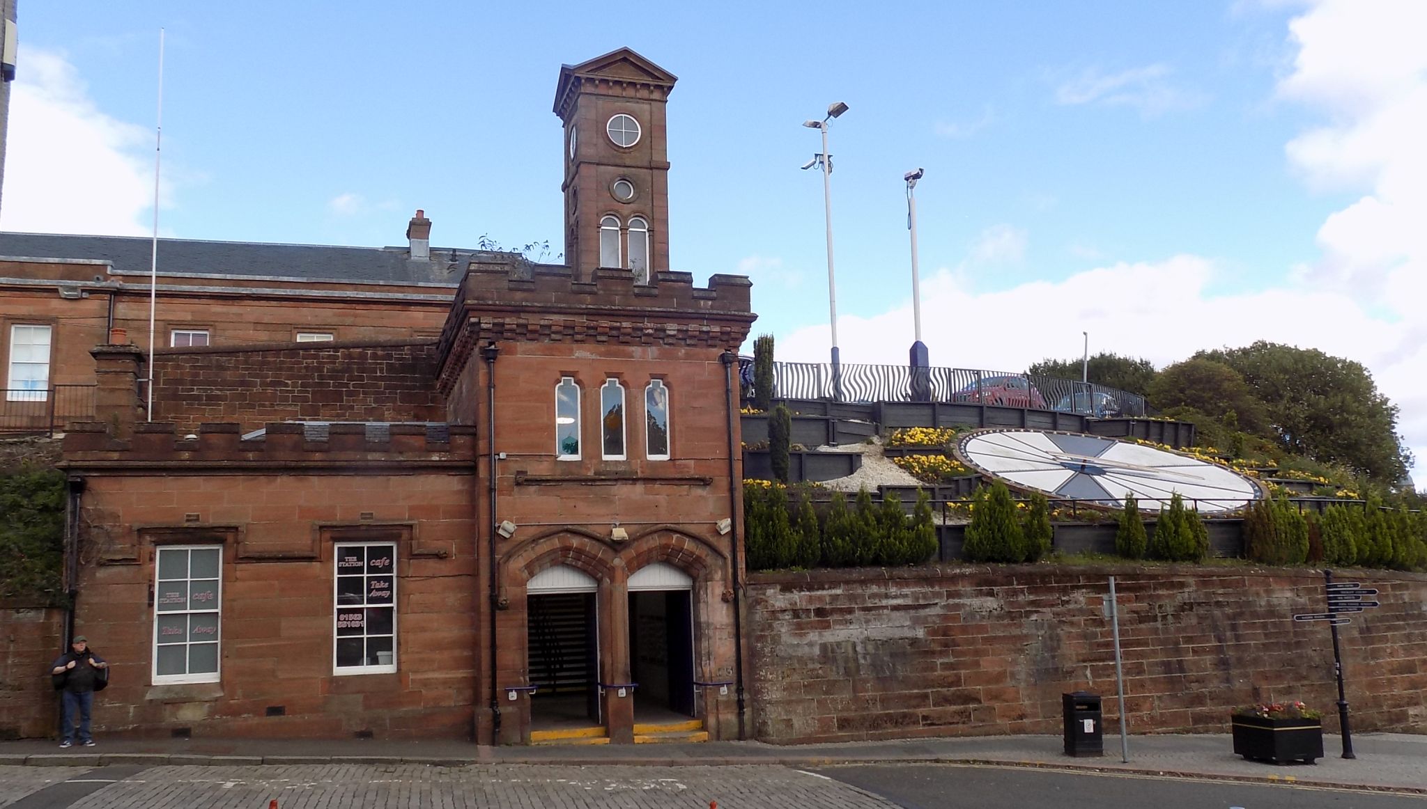 Kilmarnock Railay Station and Floral Clock
