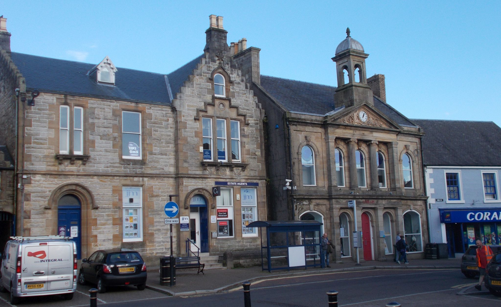 Library building in Dalry