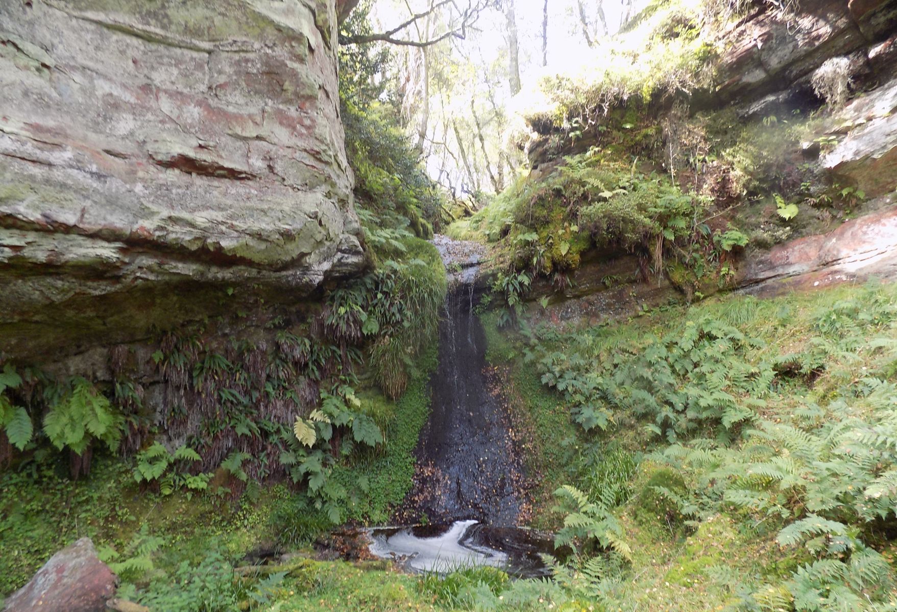 Waterfall on tributary of Boquhan Burn