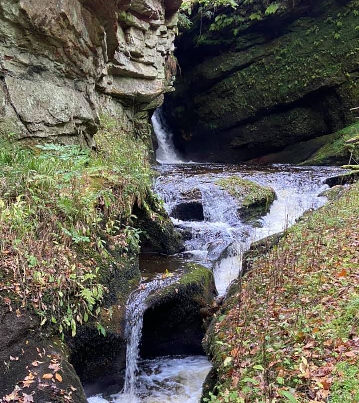 Waterfalls in the Hole of Sneith