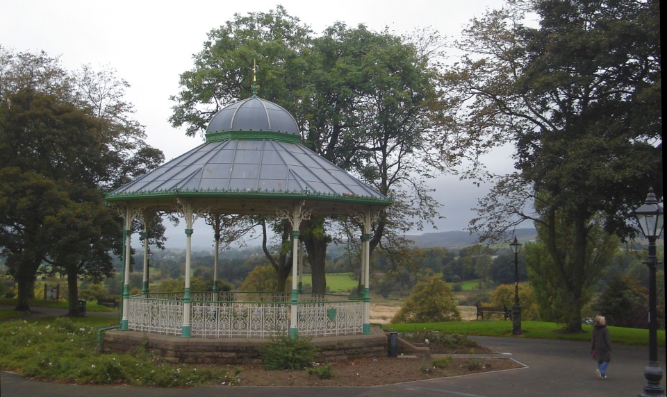 Bandstand in Peel Glen Park in Kirkintilloch