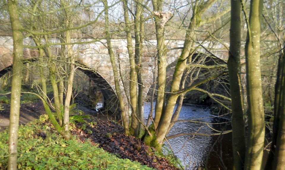 Old railway bridge over the Glazert Water