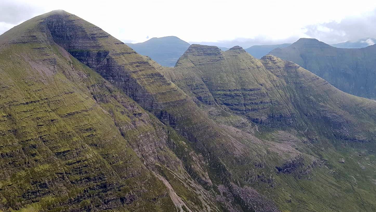 The "Horns" of Beinn Alligin in the Torridon Region of the NW Highlands of Scotland