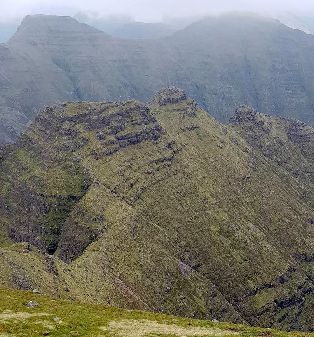 The "Horns" of Beinn Alligin in the Torridon Region of the NW Highlands of Scotland