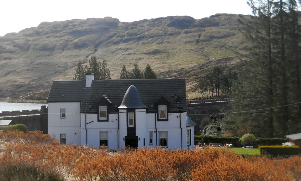 Lodge House at Loch Arklet Dam