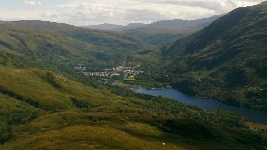 Kinlochleven from Beinn na Caillich