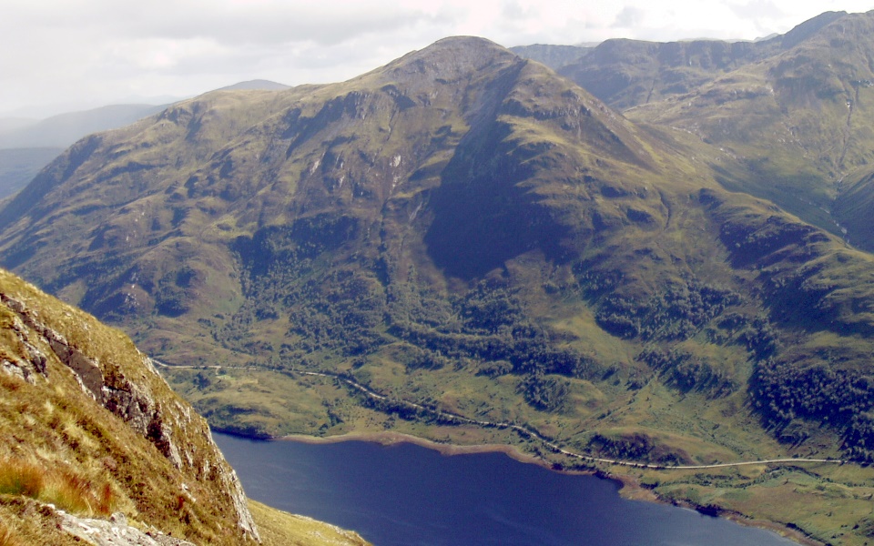 Garbh Bheinn above Loch Leven from Beinn na Caillich